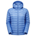 Cornflower Montane Women's Anti-Freeze Hooded Down Jacket Front