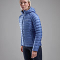 Cornflower Montane Women's Anti-Freeze Hooded Down Jacket Model 5