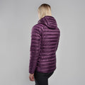 Saskatoon Berry Montane Women's Anti-Freeze Hooded Down Jacket Model Back