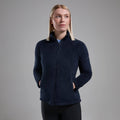 Eclipse Blue Montane Women's Caldus Fleece Jacket Model 3