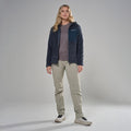 Dark Sky Montane Women's Caldus XT 2.0 Hooded Fleece Jacket Model 3 FCXTHDAS