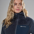 Dark Sky Montane Women's Caldus XT 2.0 Hooded Fleece Jacket Model 4 FCXTHDAS