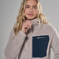 Oyster Montane Women's Caldus XT 2.0 Hooded Fleece Jacket Model 4 FCXTHOYS