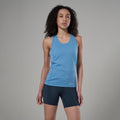 Cornflower Montane Women's Dart Vest Model Front