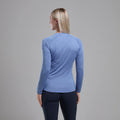 Cornflower Montane Women's Dart Long Sleeve T-Shirt Model Back