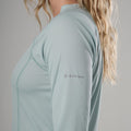 Sea Mist Montane Women's Dart Nano Long Sleeve T-Shirt Model 4