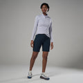Lilac Haze Montane Women's Dart Zip Neck T-Shirt Model 3