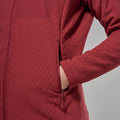 Dark Maple Montane Women's Dura XT Hooded Fleece Jacket Model 5 FDXTHDAM