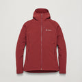 Dark Maple Montane Women's Dura XT Hooded Fleece Jacket Front FDXTHDAM