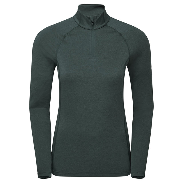 Montane Men's Dart Zip Neck T-Shirt in Dark Garnet Montane Men's Dart Zip Neck T-Shirt in Dark Garnet
