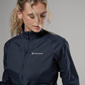 Eclipse Blue Montane Women's Featherlite Windproof Jacket Model 3
