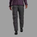 Midnight Grey Montane Women's Fortes Lite Insulated Pants Model Front
