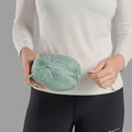 Sea Mist Montane Women's Fortes Nano Insulated Half-Zip Jacket Model 6