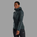 Deep Forest Montane Women's Fury Hooded Fleece Jacket Model 3