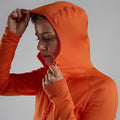 Tigerlily Montane Women's Fury Lite Hooded Fleece Jacket Model 4