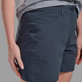 Eclipse Blue Montane Women's Genoa Lite Shorts Model 4