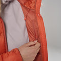 Lava Montane Women's Icarus 3.0 Hooded Insulated Jacket Model 6 FIHOOLAV
