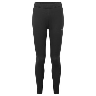Black Montane Women's Malli Merino Leggings Front