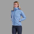 Cornflower Montane Women's Minimus Lite Waterproof Jacket Model 3