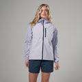 Lilac Haze Montane Women's Minimus Lite Waterproof Jacket Model Front