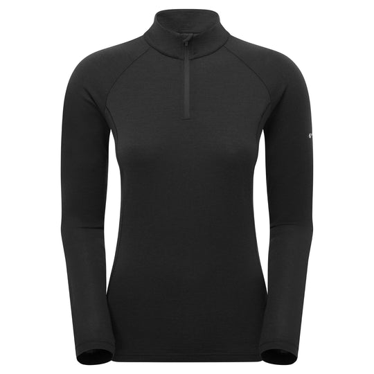 Montane Women's Malli Long Sleeve Zip Merino T-Shirt