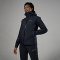 Black Montane Women's Norste Waterproof Jacket Model 5