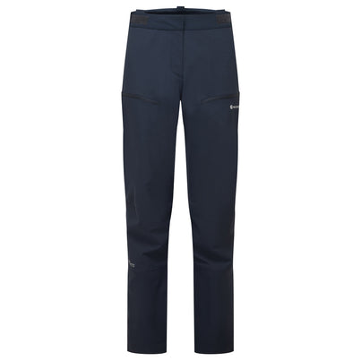 Eclipse Blue Montane Women's Nordes Softshell Pants Front