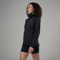Black Montane Women's Protium CP Hooded Fleece Jacket Model Front