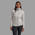 Oyster Montane Women's Protium Hooded Fleece Jacket Model Front