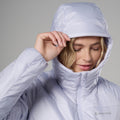 Lilac Haze Montane Women's Prism Hooded Insulated Jacket Model 6 FPRJHLIL