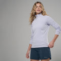 Lilac Haze Montane Women's Protium Lite Pull On Fleece Model 4