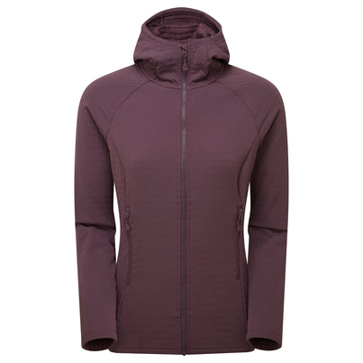 Mulberry Montane Women's Protium XT Hooded Fleece Jacket Front