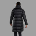 Black Montane Women's Polaron XT Hooded Down Jacket Model Back