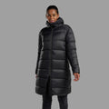 Black Montane Women's Polaron XT Hooded Down Jacket Model 7