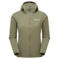 Caper Montane Women's Sirocco Hooded Insulated Jacket Front