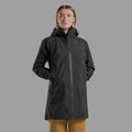Midnight Grey Montane Women's Spirit Long Waterproof Jacket Model 4