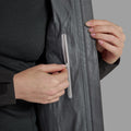 Midnight Grey Montane Women's Spirit Long Waterproof Jacket Model 6