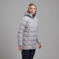 Oyster Montane Women's Tundra Hooded Down Jacket Model Front