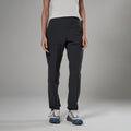 Midnight Grey Montane Women's Volantis Softshell Pants Model Front