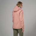 Pink Clay Montane Women's Vortic Waterproof Jacket Model Back