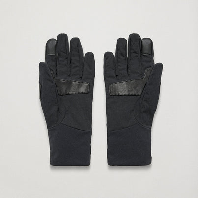 Black Montane Women's Khamsin Lite Softshell Gloves Front GFKLIBLA