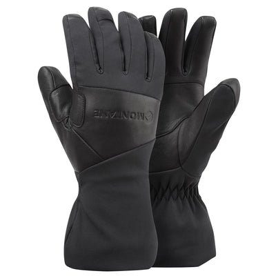 Black Montane Women's Supercell Waterproof Gloves Together Front