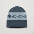 Dark Sky Montane Logo Cuffed Beanie Front HLCBEDAS