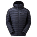 Eclipse Blue Montane Men's Anti-Freeze Hooded Down Jacket Front