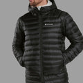 Black Montane Men's Anti-Freeze Hooded Down Jacket Model 3