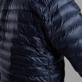 Eclipse Blue Montane Men's Anti-Freeze Hooded Down Jacket Model 4