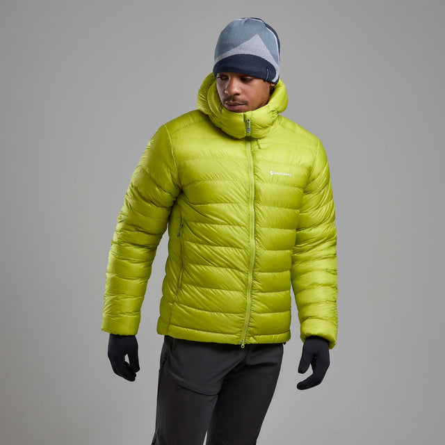 Men's alpine down hooded jacket best sale