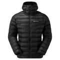 Black Montane Men's Alpine 850 Lite Hooded Down Jacket Front