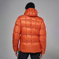 Lava Montane Men's Apex 900 Hooded Down Jacket Model Back MAP9HLAV
