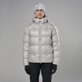 Platinum Montane Men's Apex 900 Hooded Down Jacket Model Front MAP9HPLA